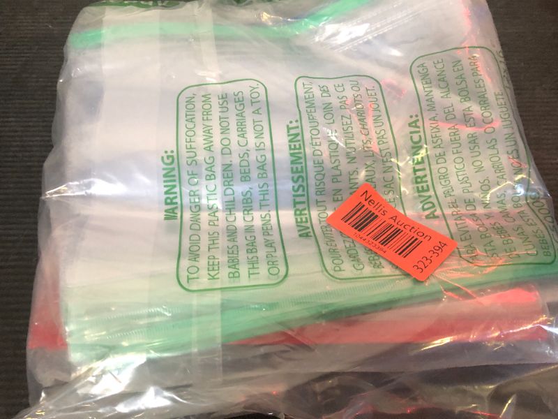 Photo 1 of baotongle 50 PCS Clear Color Zip up PVC A5 Paper Document File Bill Zipper Bag Pencil Pouch