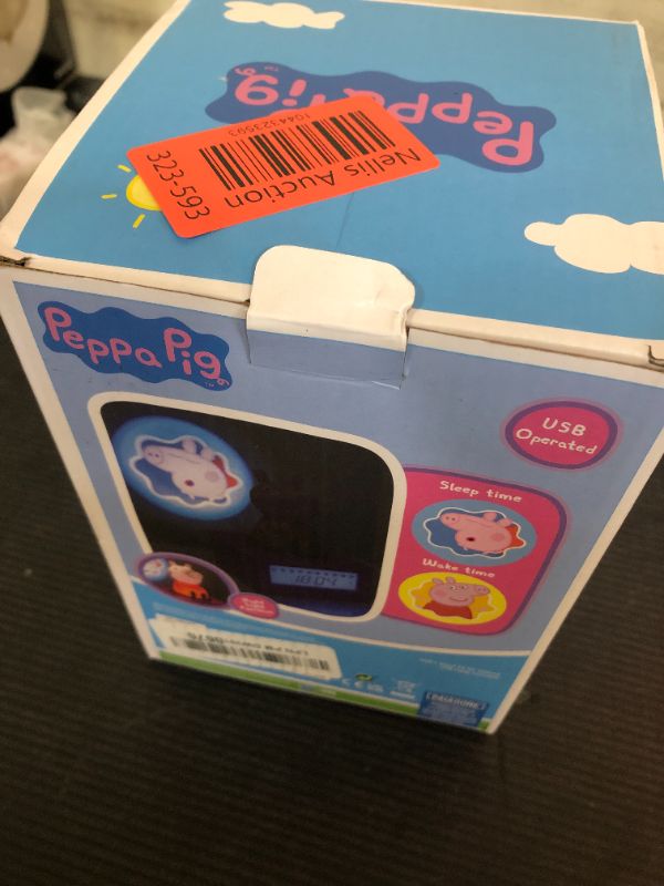 Photo 1 of Paladone Peppa Pig Sleep Training Alarm Clock - Officially Licensed, Kids Projection Bedroom Night Light