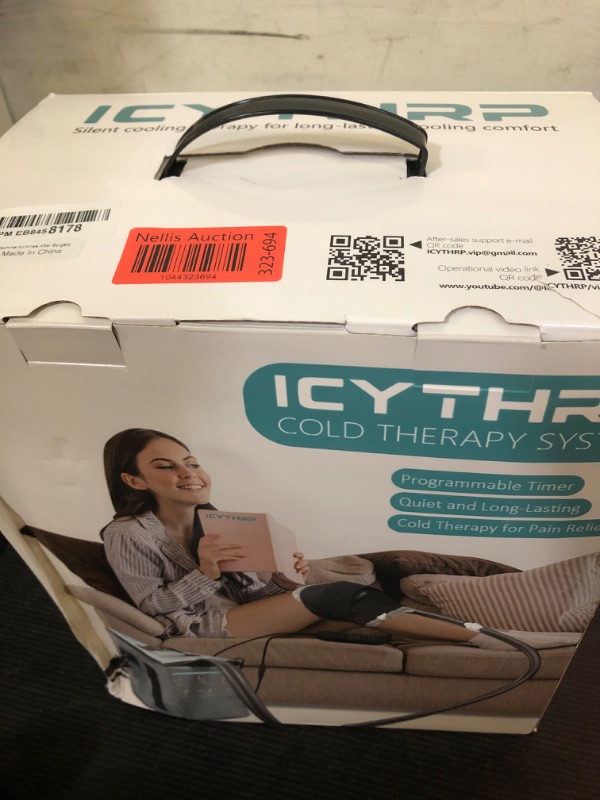 Photo 1 of ICYTHRP Cold Therapy Machine with Programmable Timer, Portable Ice Machine for Knee After Surgery, Knee Replacement Recovery System for Pain Relief w/Compression Pad for Shoulder, Hip and Ankle