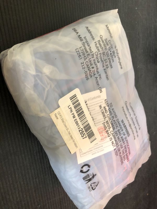 Photo 1 of 120 PCS Shoe Covers Disposable Non Slip, Waterproof, Recyclable Shoe Booties, shoe covers for indoors and out - One Size Fits All