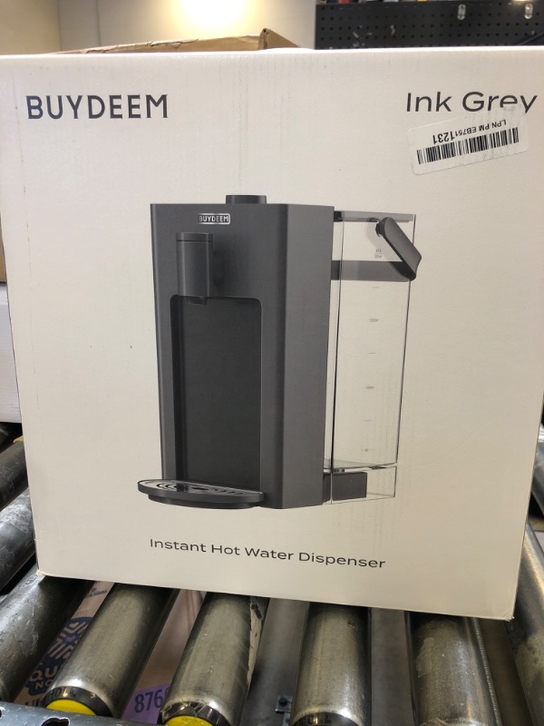 Photo 1 of BUYDEEM S9023 Instant Hot Water Dispenser, Countertop Water Boiler & Warmer for Tea, Coffee and Baby Formula, Adjustable 8 Temperatures & 5 Water Outputs, 3L Water Tank(102oz), Dark Gray