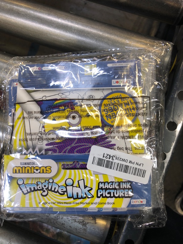 Photo 1 of Minions: "The Rise of Gru" Imagine Ink Coloring Book Set - Bundle of 12 No-Mess Minions Coloring Book Party Favor Supplies