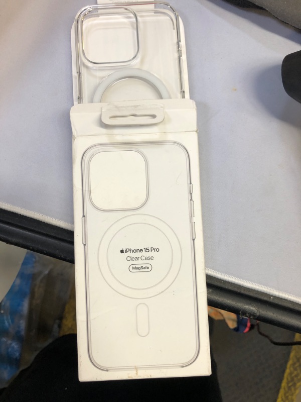 Photo 1 of Apple iPhone 15 Pro Clear Case with MagSafe
