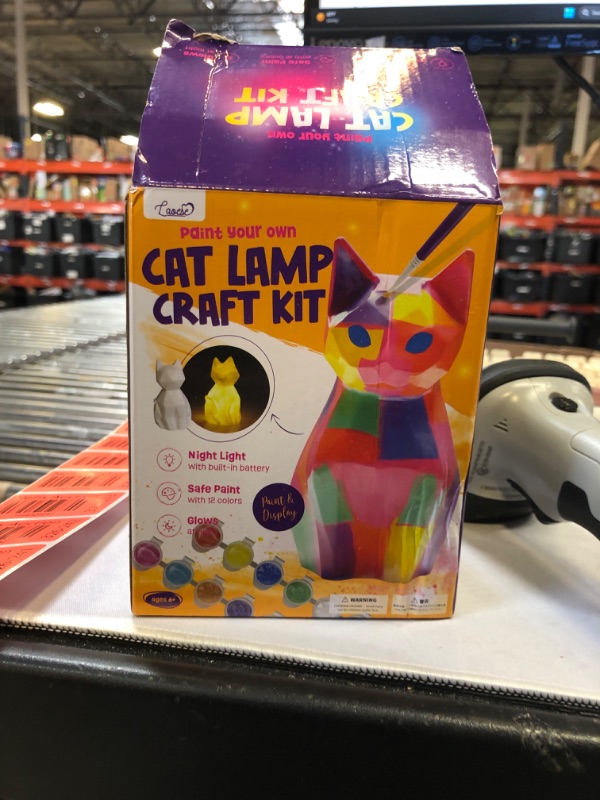 Photo 1 of LAOESE Paint Your Own Cat Lamp Kit, Art Supplies Arts & Crafts Kits, Painting kit for Kids 6-12, Arts and Crafts for Kids Ages 8-12, Toys Girls Boy Birthday Easter Gift Ages 3 4 5 6 7 8 9 10 11 12+