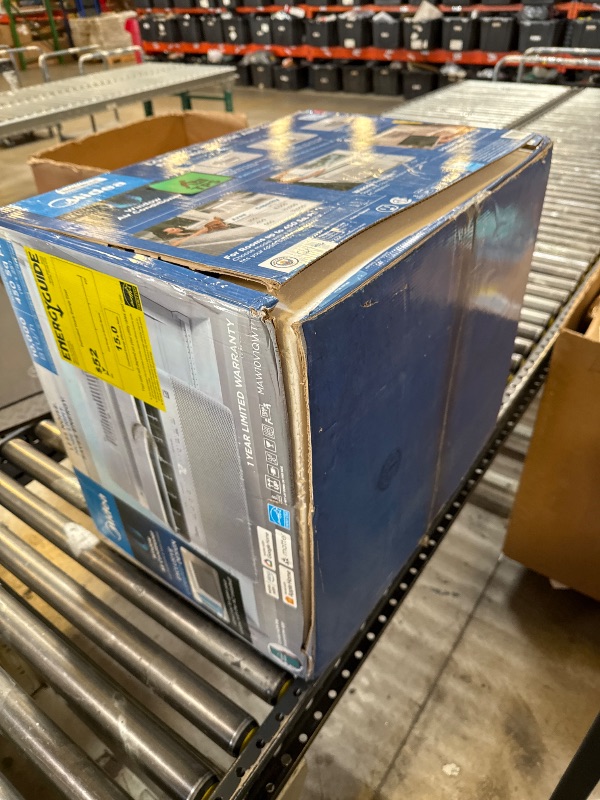 Photo 1 of Midea 10,000 BTU U Shaped Smart Inverter Window Air Conditioner, Cools up to 450 Sq. Ft.,Ultra Quiet with Open Window Flexibility, Works with Alexa/Google Assistant, 35% Energy Savings, Remote Control