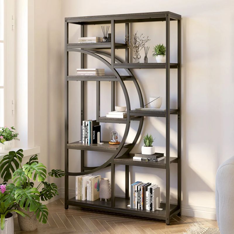 Photo 1 of Freestanding Bookshelf, 68.9" Etagere Bookcase with 9 Open Shelves