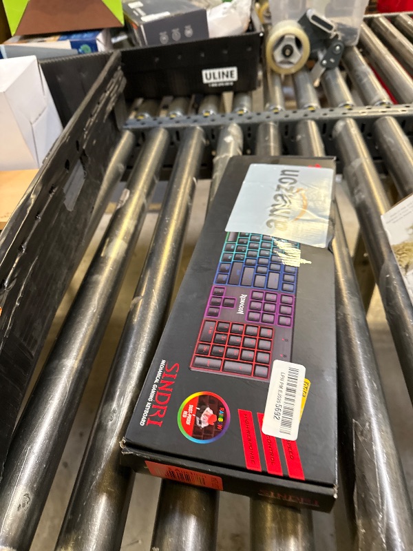 Photo 1 of Redragon Mechanical Gaming Keyboard Wired, 11 Programmable Backlit Modes, Hot-Swappable Red Switch, Anti-Ghosting, Double-Shot PBT Keycaps, Light Up Keyboard for PC Mac