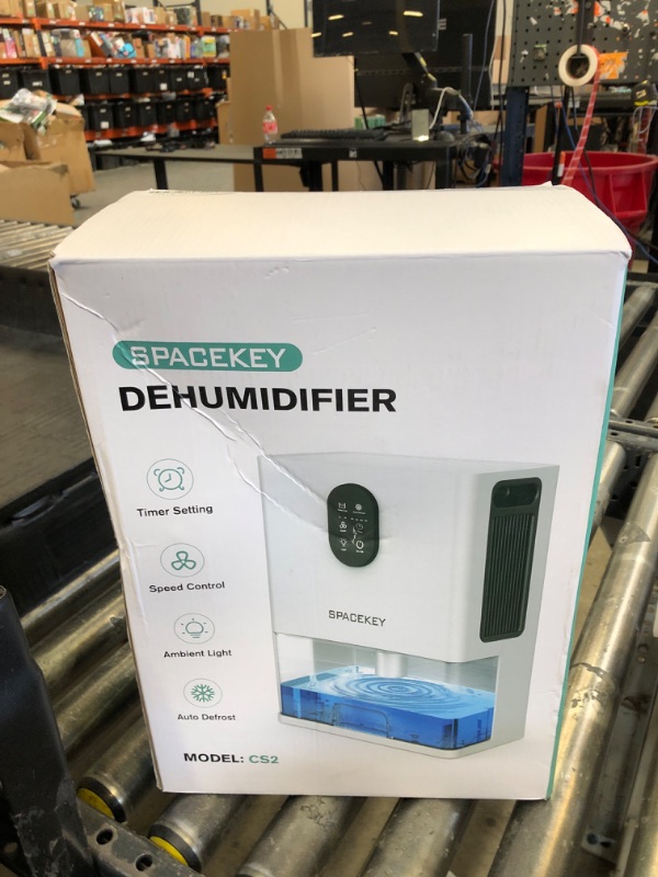 Photo 1 of Dehumidifier, 106 OZ Water Tank (1000 sq.ft) Dehumidifiers for Home, Quiet Dehumidifier for Bathroom Bedroom Basement RV with Timer Setting, Auto Shut Off, 7 Colors LED Light, Sleep Modes, White