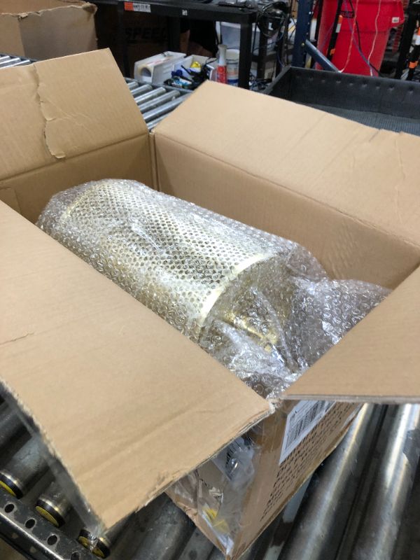 Photo 1 of Brass Plated raffle Drawing Ticket Drum 