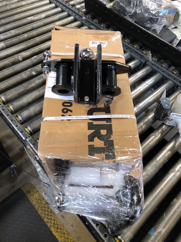 Photo 1 of CURT 17062 Round Bar Weight Distribution Hitch with Integrated Lubrication and Sway Control, Up to 10K, 2-in Shank, 2-5/16-Inch Ball, Black