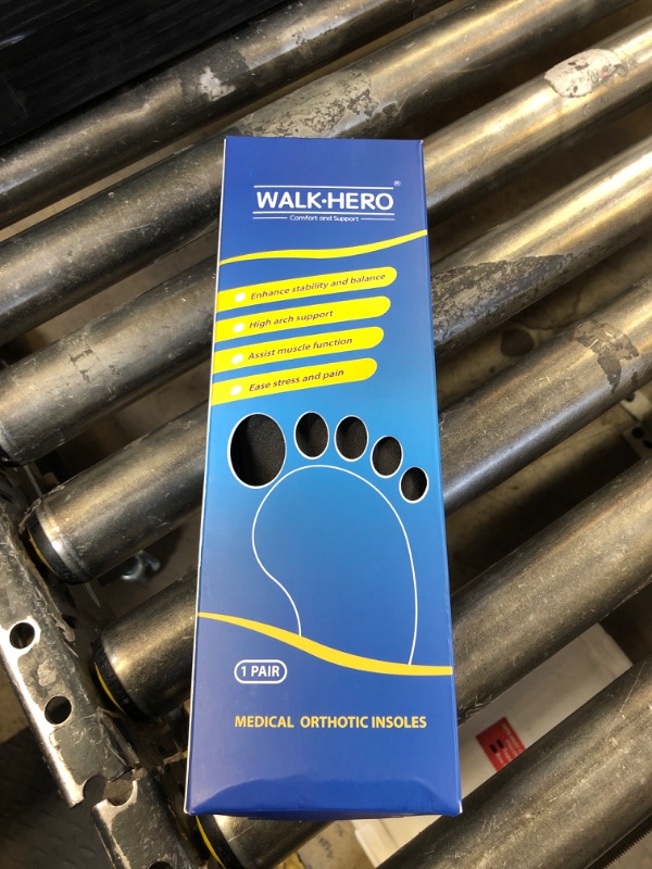 Photo 1 of Plantar Fasciitis Insoles for Men Women - Orthotics Inserts, Shoe Insoles Arch Support Flat Feet Inserts Work Boot Insoles for Standing All Day (Mens 10-10 1/2 | Womens 12-12 1/2)