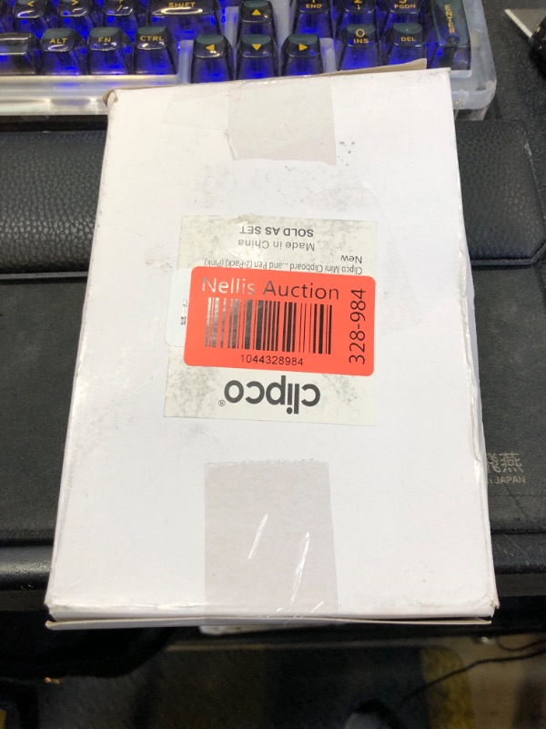 Photo 1 of Clipco Mini Clipboard with Magnetic Back Includes Paper Pad and Pen (2-Pack) (Pink)