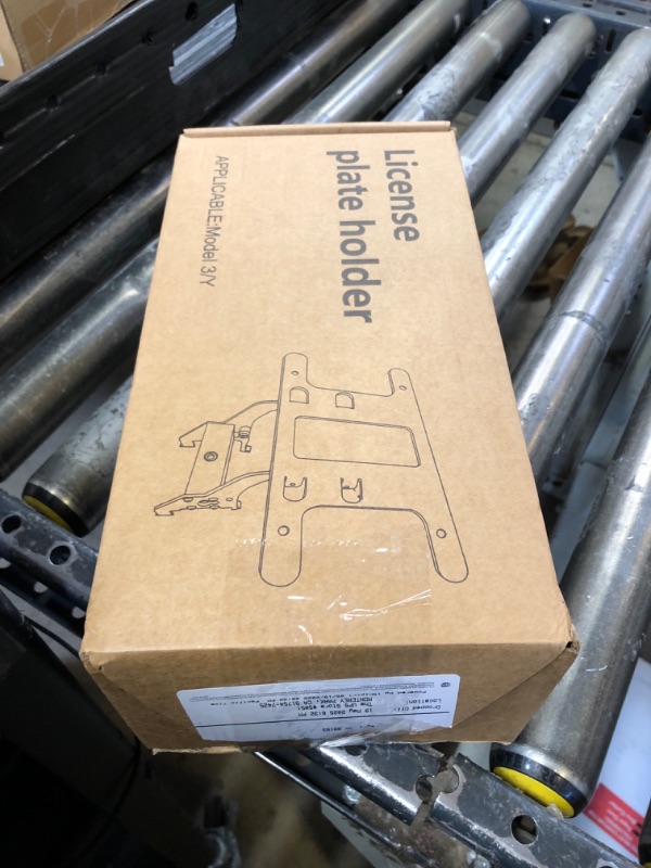 Photo 1 of License Plate Holder for Tesla Model Y/3, with Front License Plate Mount & Universal Frame Cover, Fit 2021-2024 Model Y & 2017-2023 Model 3, Aluminum License Plate Frames No Drill (Silver)