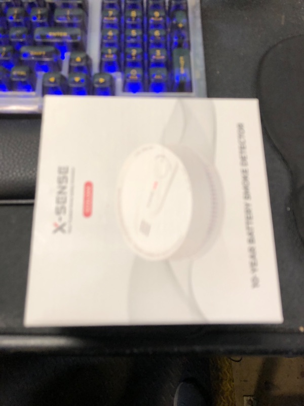 Photo 1 of X-Sense  Detector, 10-Year Battery Smoke Fire Alarm with Photoelectric Sensor, LED Indicator & Silence Button, 1-Pack
