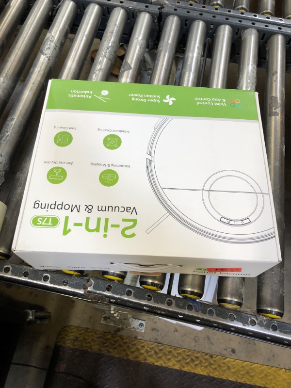 Photo 1 of Robot Vacuum and Mop Combo, 2 in 1 Mopping Robot Vacuum Cleaner with 2000Pa Max Suction, Wi-Fi/App/Remote, Schedule, Self-Charging Slim Robotic Vacuum, Ideal for Pet Hair, Low-Pile Carpet, Hard Floor