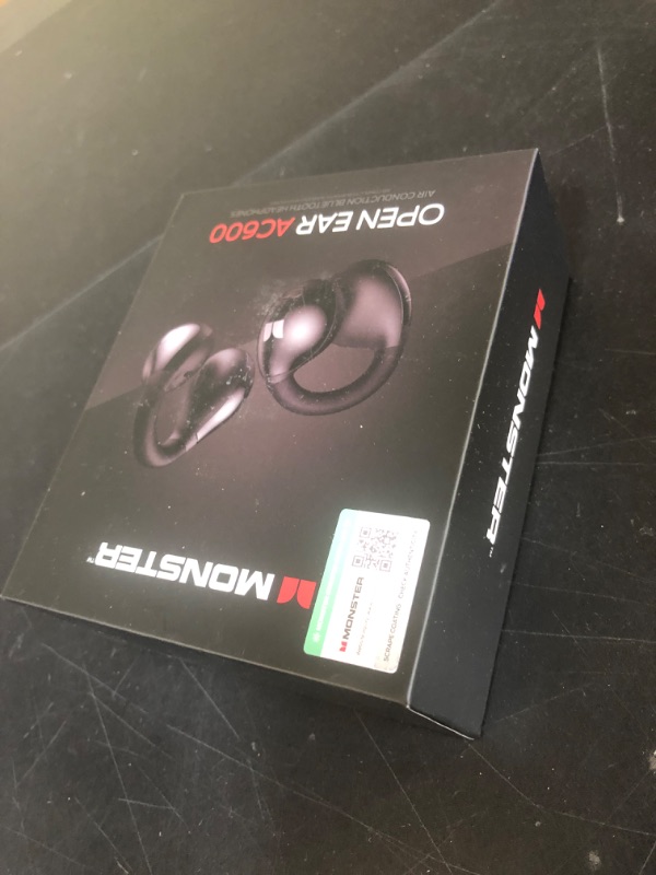 Photo 1 of Monster Open Ear AC600 Headphones, Bluetooth 5.4 Wireless Earbuds with HiFi Stereo, Clip-On Earbuds with ENC Clear Call, 21H Playtime, Touch Control, IPX6 Waterproof Wireless Headphones for Sport