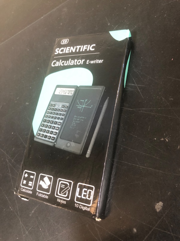 Photo 1 of IPepul Scientific Calculators for Students, 10-Digit Large Screen, Math Calculator with Notepad, Classroom Must Haves for Middle High School Supplies & College (Black)