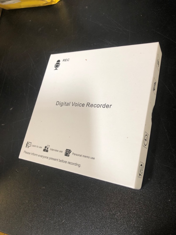Photo 1 of 1536Kbps Digital Voice Recorder, 64GB Voice Activated Recorder with Noise Reduction, Metal Housing, for Lectures and Meetings