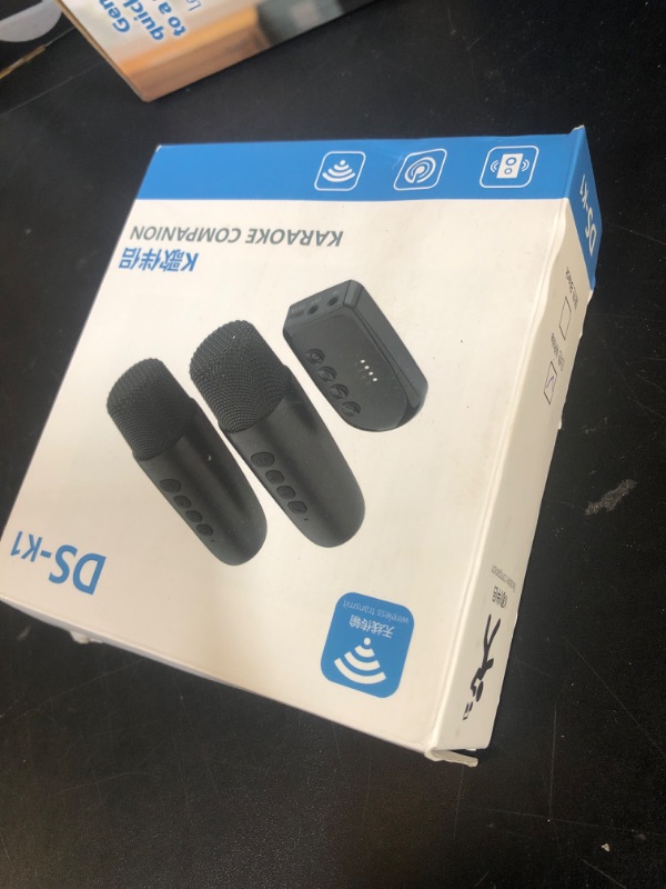 Photo 1 of JEOEUS Karaoke Machine?Karaoke Companion?Karaoke Mixer System, Dual Handheld Wireless Microphone for Karaoke, Smart TV, PC, Speaker, Amplifier, Church, Wedding - Support AUX in/Out?White?