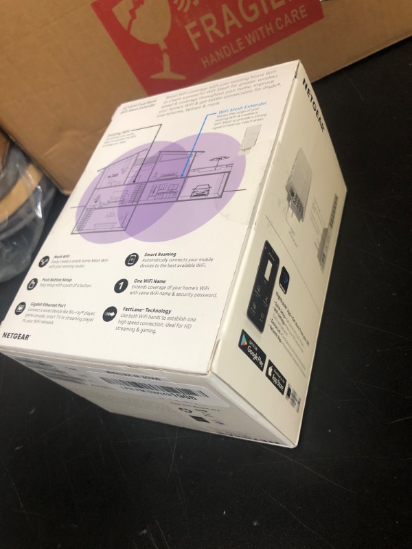 Photo 1 of NETGEAR WiFi Mesh Range Extender EX6400 - Coverage up to 2100 sq.ft. and 35 devices with AC1900 Dual Band Wireless Signal Booster & Repeater (up to 1900Mbps speed), plus Mesh Smart Roaming