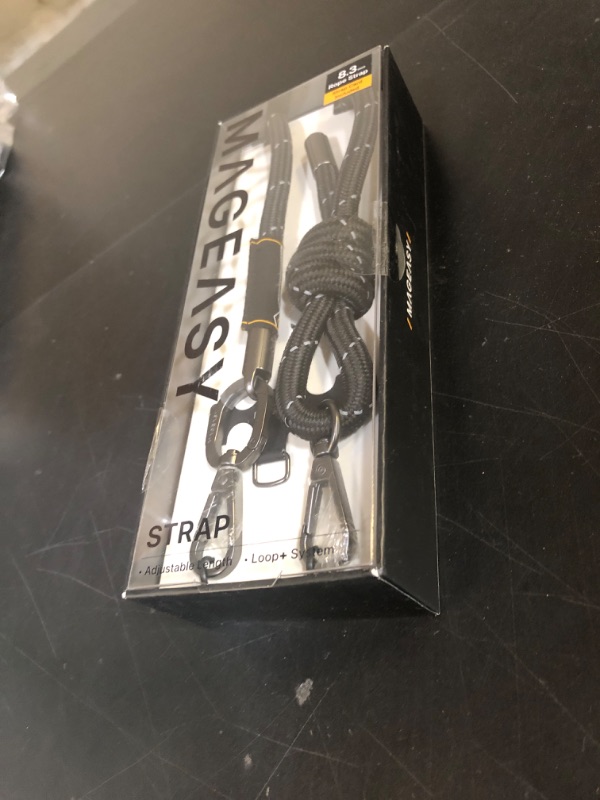 Photo 1 of MAGEASY Universal Cell Phone Lanyard - Anti-Theft Thick Rope Crossbody Phone Strap for iPhone 16 Pro Max & Most Smartphones, for Men & Women | 8.3mm Reflect Black