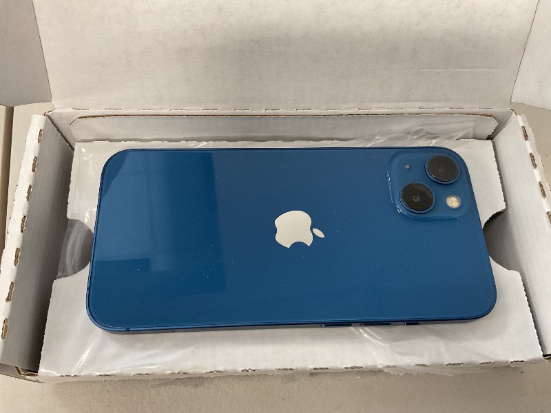 Photo 1 of Apple iPhone 13, 128GB, Blue - Unlocked (Renewed)