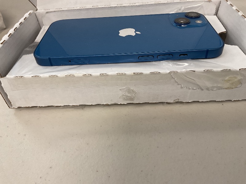 Photo 1 of Apple iPhone 13, 128GB, Blue - Unlocked (Renewed)