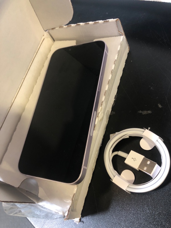 Photo 1 of Apple iPhone 14, 128GB, Purple - Unlocked (Renewed)