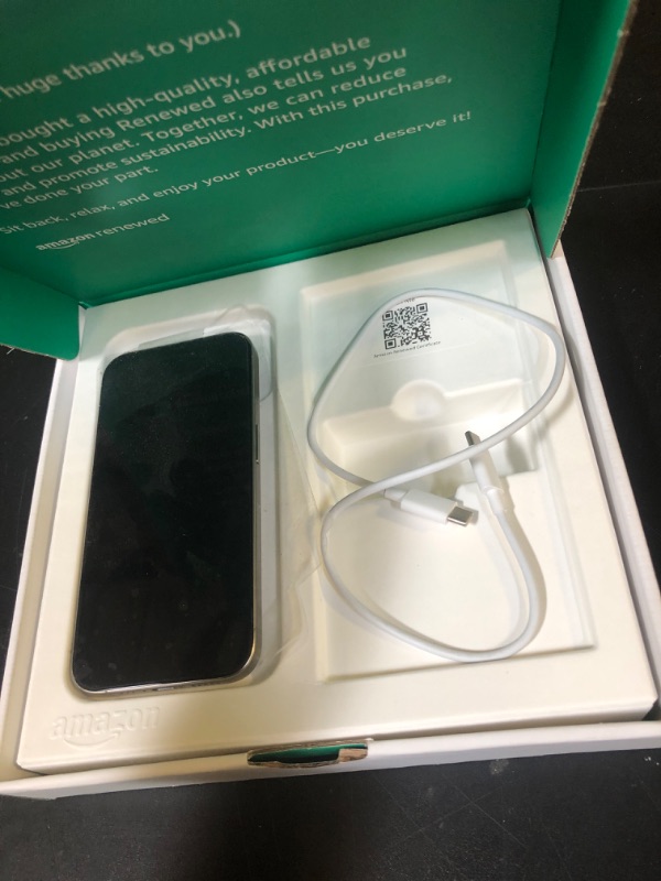 Photo 1 of Apple iPhone 15 Pro Max, 512GB, Natural Titanium - Unlocked (Renewed Premium)