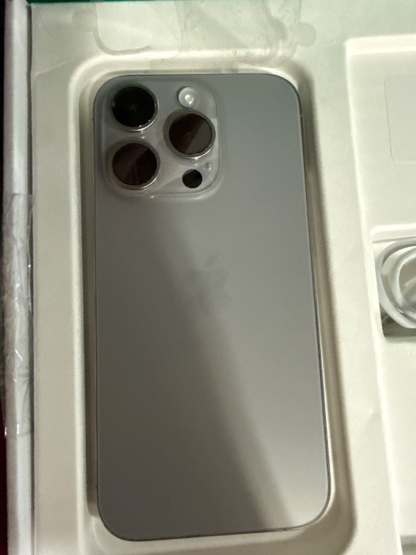 Photo 1 of Apple iPhone 15 Pro , 512GB, Natural Titanium - Unlocked (Renewed Premium)