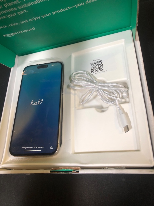 Photo 1 of Apple iPhone 15 Pro, 512GB, Natural Titanium - Unlocked (Renewed Premium)