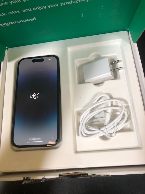 Photo 1 of Apple iPhone 14 Pro, 128GB, Space Black - Unlocked (Renewed Premium)