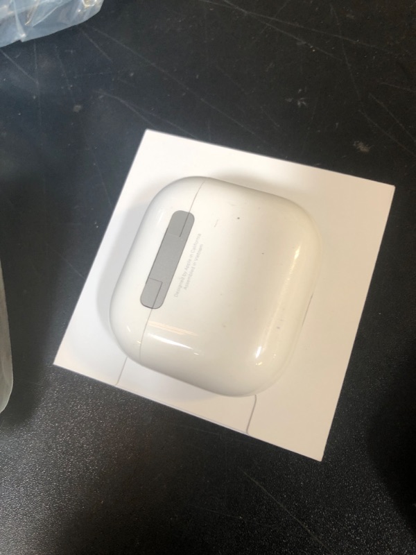 Photo 1 of Apple AirPods 4 Wireless Earbuds, Bluetooth Headphones, Personalized Spatial Audio, Sweat and Water Resistant, USB-C Charging Case, H2 Chip, Up to 30 Hours of Battery Life, Effortless Setup for iPhone