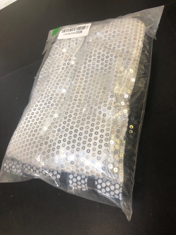 Photo 1 of LOLANTA Kids Dance Costume Boys Girls Sequins Hip Hop Clothes 80s 90s Outfits Shiny Dress Up Dancewear(Silver,8-10)