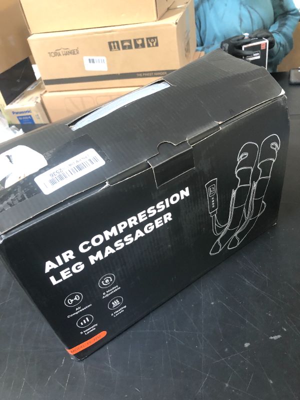 Photo 1 of ITCPRL Leg Massager with Heat and Compression, Foot Calf & Thigh Massage for Circulation and Pain Relief, Leg Compression Massager with Handheld Controller 3 Intensities 6 Modes - FSA HSA Eligible