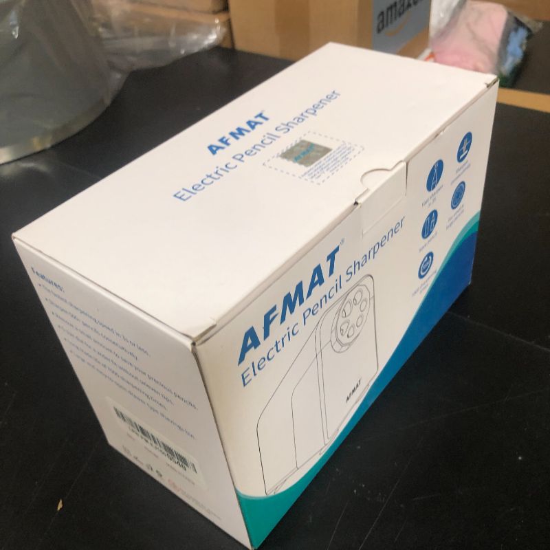 Photo 1 of Electric Pencil Sharpener Heavy Duty, 6 Holes, Auto Stop AFMAT Pencil Sharpeners for School, Classroom Electric Sharpener for 6-11mm Pencils, 7000 Sharpening Times, Do not Eat up Colored Pencils