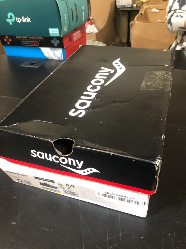 Photo 1 of Saucony Men's Excursion TR17 Hiking Shoe, Shadow/Black, 8.5 Wide