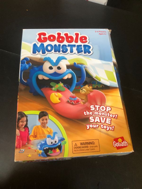Photo 1 of Gobble Monster Game - Save Your Toys from The Monster's Tongue Before It's Too Late by Goliath,Multicolor