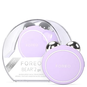 Photo 1 of FOREO BEAR 2 go - Travel-friendly Toning Microcurrent Facial Device - For Fine Lines & Wrinkles - Anti Aging - Face Sculpting - Instant Full Face Lift - Firm & Contour - Compact Skin Care - Lavender