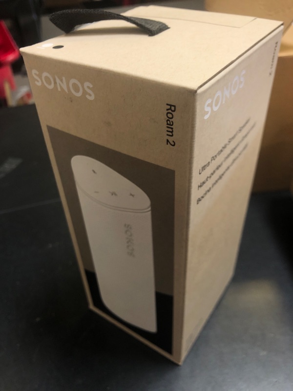 Photo 1 of Sonos Roam 2 - White - Portable Waterproof Bluetooth Speaker
