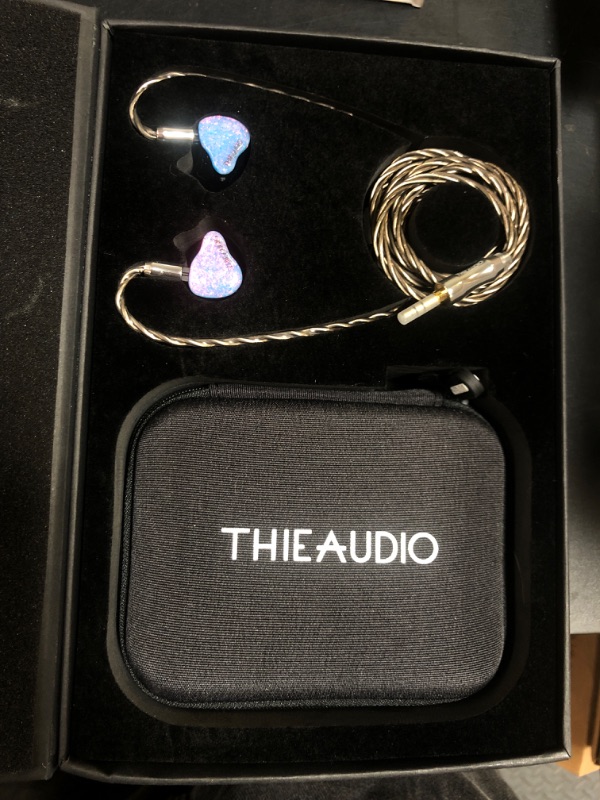 Photo 1 of Linsoul THIEAUDIO Hype 4 2DD+4BA in Ear Monitor, HiFi IEM Earphones with Tonal Balance, Latest Sonion Driver, Detachable Silver-Plated OCC Cable for Audiophile Musician Professionals (Blue)