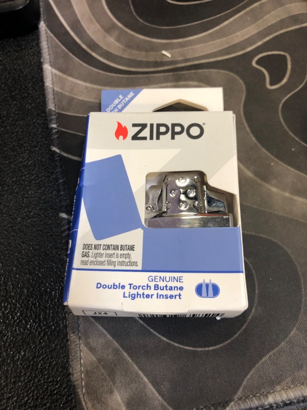 Photo 1 of Zippo 65827 Butane Lighter Insert - Double Torch, 1.4"L x 0.5"W x 2.1"Th