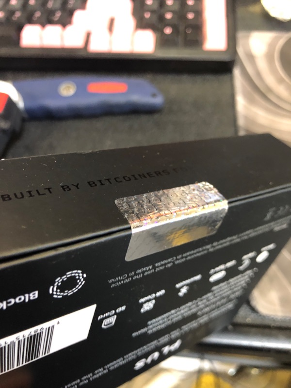 Photo 1 of Blockstream Jade Plus - Bitcoin Hardware Wallet with Camera, Bluetooth, USB-C - Secure Offline Bitcoin Storage (Lunar Silver)