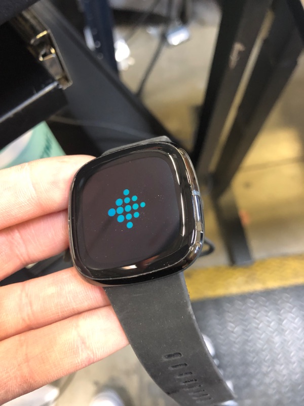 Photo 1 of Fitbit Sense Advanced Smartwatch with Tools for Heart Health, Stress Management & Skin Temperature Trends, Carbon/Graphite, One Size (S & L Bands Included)