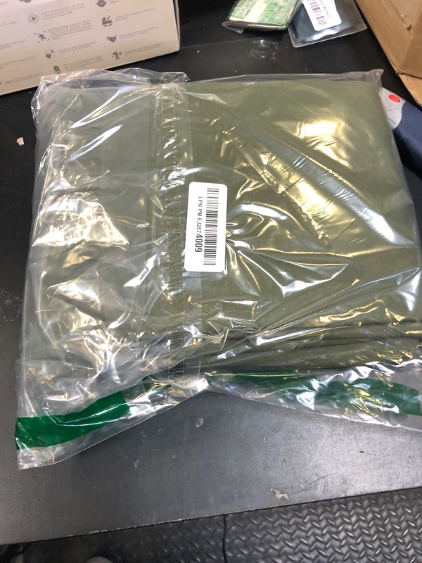 Photo 1 of xuan dian Bed Skirt Queen Size Ruffled Bed Skirt with Split Corners, 18 Inch Drop Dust Ruffle Bed Skirt with Platform, Green, Queen - 18" Drop