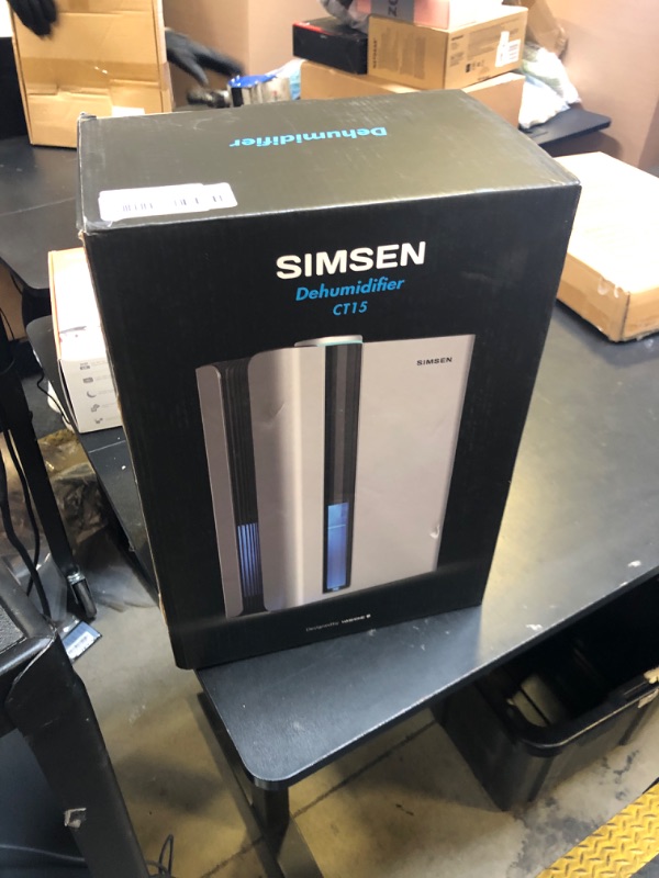 Photo 1 of SIMSEN 95oz Dehumidifiers for Home, 800 sq ft Dehumidifier Reusable Filter, Small Dehumidifier with Drain Hose, Dehumidifiers for Bedroom Bathroom Basements Closet RV
