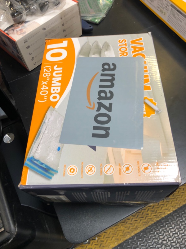 Photo 1 of 10 Jumbo Vacuum Seal Bags with Hand Pump, Vacuum Storage Bags, Space Saver Bags for Clothing, Comforters, Blankets, Bedding, Pillows
