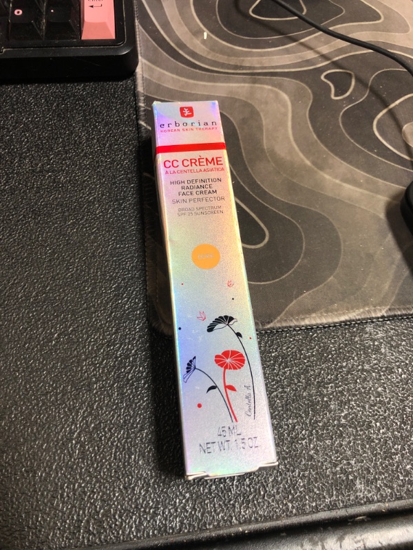 Photo 1 of Erborian Color Correcting CC Cream with Centella Asiatica, Tan (Dore) - Light Multi-Purpose Facial Concealer with Illuminating Finish Soothes & Hydrates - SPF Korean Skincare Skin Perfector - 1.5 Oz