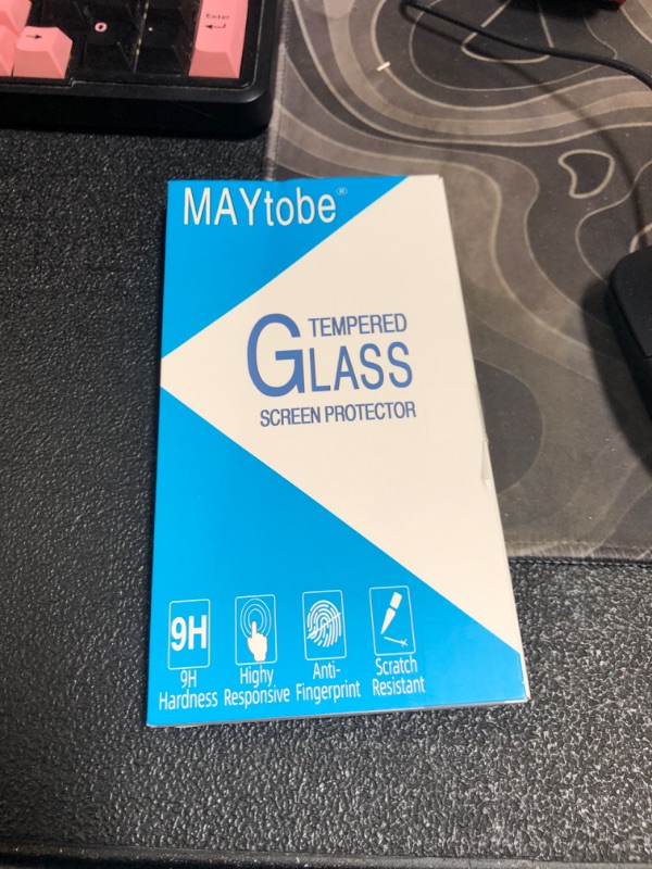 Photo 1 of MAYtobe [2 Pack Privacy Screen Protector For Motorola Moto G stylus 5G 2024 Tempered Glass, 9H Hardness, Anti Scratch, Bubble Free, Easy to Install