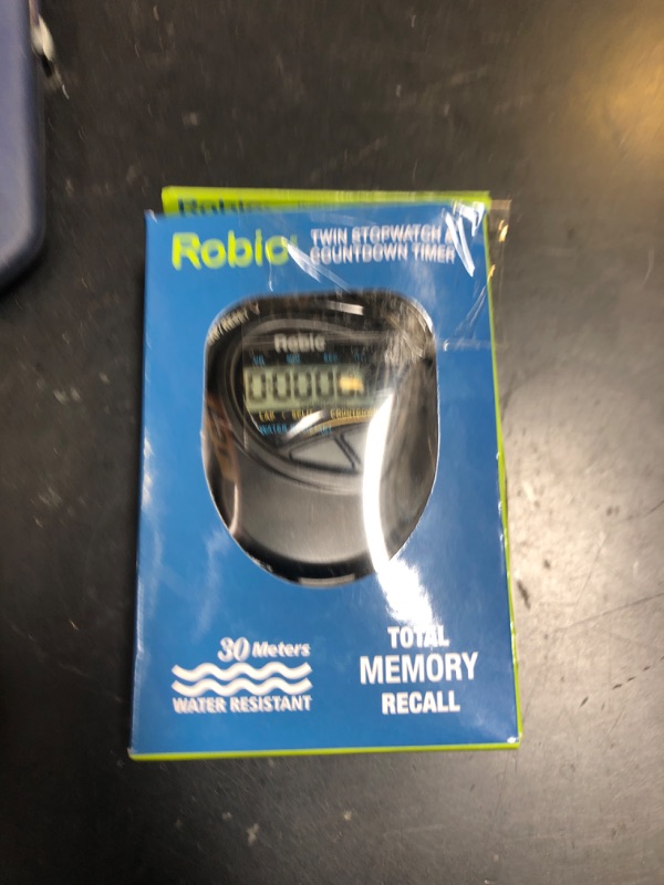 Photo 1 of Robic Dual Stopwatch and Hi Precision Countdown Timer-Black